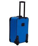 Rockland Fashion Softside Upright Luggage Set,Expandable, Blue, 2-Piece (14/19)