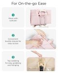 BAGSMART Garment Bags for Travel Foldable Carry on Suit Carrier for Hanging Clothes Stylish Dress Carrier Large Convertible Weekender Garment Bags for Women Men