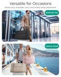 BAGSMART Garment Bags for Travel Foldable Carry on Suit Carrier for Hanging Clothes Stylish Dress Carrier Large Convertible Weekender Garment Bags for Women Men