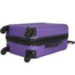 Travelers Club Chicago Hardside Expandable Spinner Luggage, Purple, 20" Carry-On