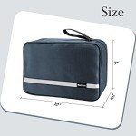 Maliton Toiletry Bag for Men & Women Large Toiletry Bags for Traveling Hanging Toiletry Bag Hygiene Bag with 4 Compartments Waterproof Bathroom Shower Bag (Navy Blue)