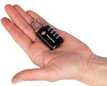 5 Pack TSA Luggage Locks with 4 Digit Combination – Heavy Duty Set Your Own Padlocks for Travel, Baggage, Suitcases & Backpacks - Black