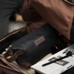 MANSCAPED® The Shed Men's Premium Quality Toiletry Bag, PU Leather Dopp Kit, Bathroom Travel Bag, Shaving Kit Case, Trimmer Tool Organizer