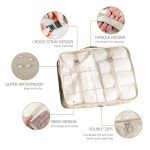 LANSKLBD 8 Set Packing Cubes for Suitcases Travel Luggage Packing Organizers,Travel Accessories Essentials Luggage Organizer with Shoe/Tioletry/Laundry Bag