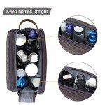 BAGSMART Toiletry Bag for Men, Canvas Travel Toiletry Organizer Dopp Kit Water-resistant Shaving Bag for Toiletries Accessories,Grey-Medium