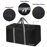 ZALALAS Travel Duffle Bag,96L Extra Large Duffel Bag Lightweight,Waterproof Duffel Bag for Men Women,Black
