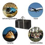 ZALALAS Travel Duffle Bag,96L Extra Large Duffel Bag Lightweight,Waterproof Duffel Bag for Men Women,Black