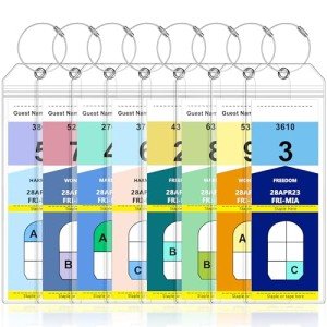 8 Pack Luggage Tags for Cruise Ship Essentials for NCL, Princess, Carnival, Royal Caribbean and Celebrity Cruise Necessities by SEAVILIA