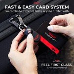 Keyless TSA Approved Luggage Locks with Lifetime Card Keys & No Combo to Forget (2 Pack)
