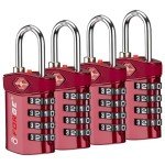 Forge Travel Lock,TSA Approved Luggage Locks for Air Travel, Gym Lockers, School Lockers, Pelican Cases, Gun Case, Easy Read Dials, Durable Alloy Body