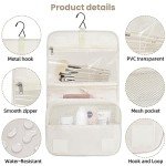 BAGAIL 10 Set Packing Cubes Various Sizes Packing Organizer for Travel Accessories Luggage Carry On Suitcase-Cream