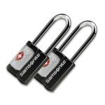 Samsonite 2 Pack Key Lock, TSA Approved Travel Lock, Black