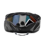 Amazon Basics 32" Extra Large Foldable Duffle Bag for Travel & Storage, with Exterior/Interior Zippered Pockets, Lightweight/Durable Nylon Material, 50-LBS Capacity, 9254 Cubic Inch (150L), Black