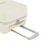 French Connection St. Martin Carry-On Luggage with Cup Holder/USB Ports, Whitecap Gray, 15.4 x 9 x 22 inches