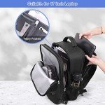 Sinaliy Large Travel Backpack for Women Men, Expandable 40L Carry On Backpack, 17 Inch Laptop Backpack College Bookbag, Waterproof Travel bag as Person Item Flight Approved