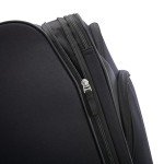 American Tourister 4 KIX 2.0 Expandable Softside Luggage with Spinner Wheels, 24 SPINNER, BLACK