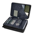 Away Large Checked Luggage, 29 Inch Hardside Suitcase with Spinner Wheels, Lightweight & Durable, TSA Lock, Jet Black