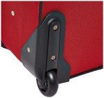 American Tourister Fieldbrook XLT Softside Upright Luggage, Red/Black, 3-Piece Set (BB/21/25)