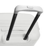 American Tourister Stratum 2.0 Expandable Hardside Luggage with Spinner Wheels, Checked-Large, White