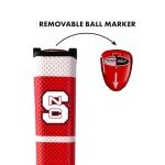 Team Golf NCAA NC State Wolfpack Golf Putter Grip Golf Putter Grip with Removable Gel Top Ball Marker, Durable Wide Grip & Easy to Control