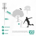 ACPOTEL Golf Rangefinder LCD Display with Slope Golf Rangefinder (Ft/Yd/M) Range Finder Golf Fast Flagpole Lock Vibration | Rechargable 2400 Feet Disc Golf Range Finder (Pro Magnetic)