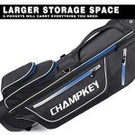 CHAMPKEY Lightweight Golf Stand Bag | Professional Pitch Golf Bag Ideal for The Driving Range, Par 3 and Executive Courses（4 Way Golf Stand Bag）