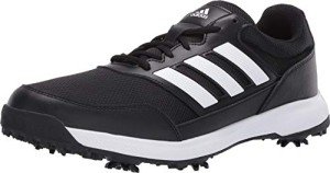 adidas Men's Tech Response 2.0 Golf Shoes, Core Black/Footwear White, 15
