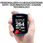 Swami KISS 2.0 Handheld Golf GPS Ragnefinder with Integrated Magnets - Blue