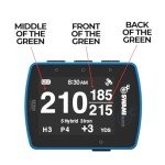 Swami KISS 2.0 Handheld Golf GPS Ragnefinder with Integrated Magnets - Blue