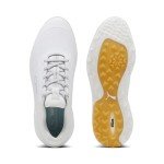 PUMA Men's Alphacat Nitro Golf Shoes, Feather Gray-Feather, 9