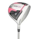 GolfGirl FWS3 Ladies Golf Clubs Set with Cart Bag, All Graphite, Left Hand, Pink