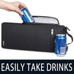 AROUY Golf Cooler Bag/ Accessories for Men and Small Soft Insulated Beer Cooler Holds a 6 Pack of Cans or Two Bottles of Wine, Sports Bags