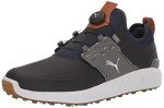 PUMA Men's Ignite Articulate Disc Golf Shoe, Peacoat Silver-Quiet Shade, 14