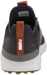 PUMA Men's Ignite Articulate Disc Golf Shoe, Peacoat Silver-Quiet Shade, 14