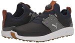PUMA Men's Ignite Articulate Disc Golf Shoe, Peacoat Silver-Quiet Shade, 14