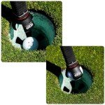IZZO Golf Ball Grabber For End Of Putter, Screw-In 3-Prong Golf Ball Retriever For Putter