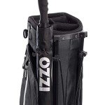 IZZO Ultra Lite Stand Bag, Black,Black/White 3.2 pounds