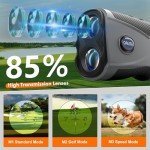 Opaita Golf Rangefinder with Slope and Magnetic: 8X Magnification with Flag Pole Locking Vibration for Golfing and Hunting - 1200 Yards High-Precision Rechargeable Laser Range Finders for Golfer