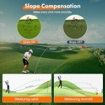 Opaita Golf Rangefinder with Slope and Magnetic: 8X Magnification with Flag Pole Locking Vibration for Golfing and Hunting - 1200 Yards High-Precision Rechargeable Laser Range Finders for Golfer