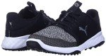 PUMA Golf Men's Grip Fusion Sport Golf Shoe, Puma Black-Quiet Shade, 9.5 M US