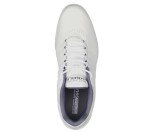 Skechers Men's Pivot Spikeless Golf Shoe, White/Gray, 8.5 Wide