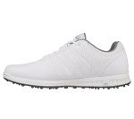 Skechers Men's Pivot Spikeless Golf Shoe, White/Gray, 8.5 Wide