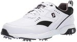 FootJoy Men's Sneaker Golf Shoes, White/Black, 11.5 XW US