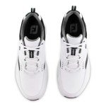 FootJoy Men's Sneaker Golf Shoes, White/Black, 11.5 XW US