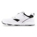 FootJoy Men's Sneaker Golf Shoes, White/Black, 11.5 XW US