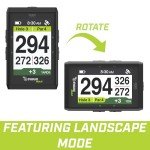 IZZO Golf Swami Max Handheld GPS Unit - Rangefinder Golf GPS with Oversized Large Color Screen for Measuring Golf Distances, Black