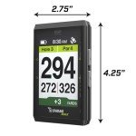 IZZO Golf Swami Max Handheld GPS Unit - Rangefinder Golf GPS with Oversized Large Color Screen for Measuring Golf Distances, Black