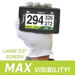IZZO Golf Swami Max Handheld GPS Unit - Rangefinder Golf GPS with Oversized Large Color Screen for Measuring Golf Distances, Black