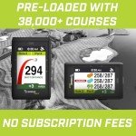 IZZO Golf Swami Max Handheld GPS Unit - Rangefinder Golf GPS with Oversized Large Color Screen for Measuring Golf Distances, Black