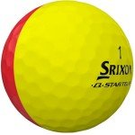 Srixon Q-Star Tour Divide Golf Balls, Red/Yellow
